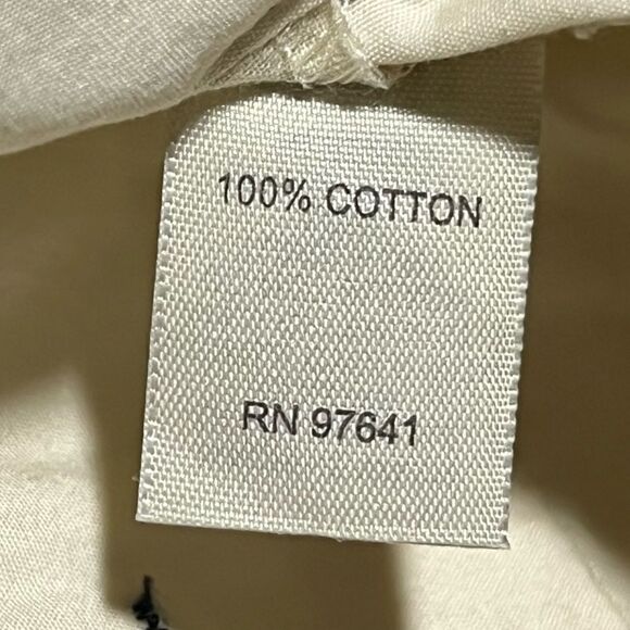 J. Jill 100% Cotton Cream Cargo Pants 2 - Picture 6 of 8